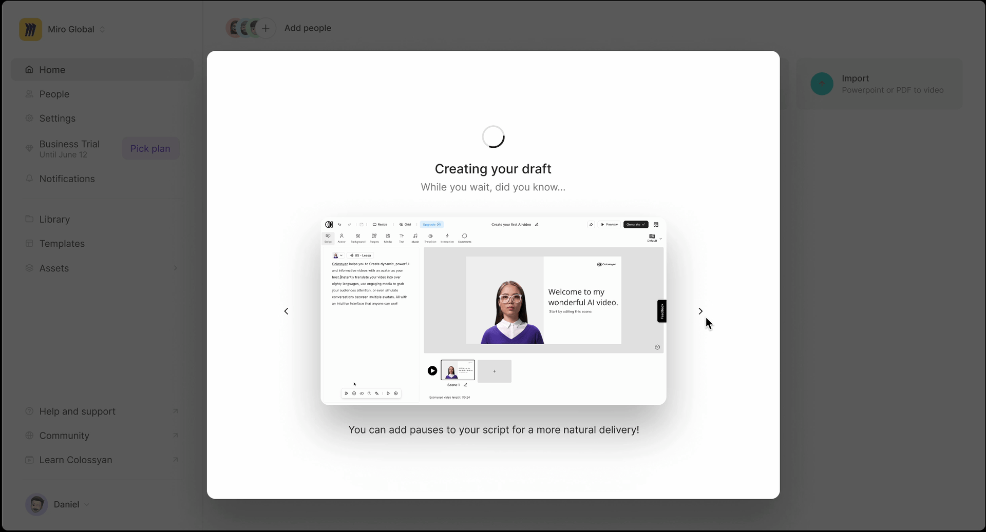 Accordion-style layout with detailed customization options