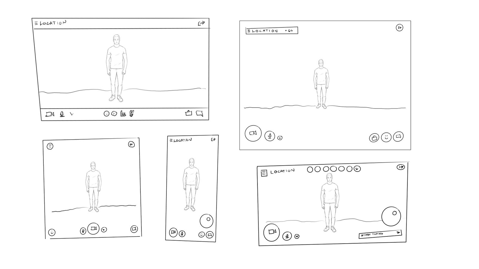 Sketch from the three-day design sprint